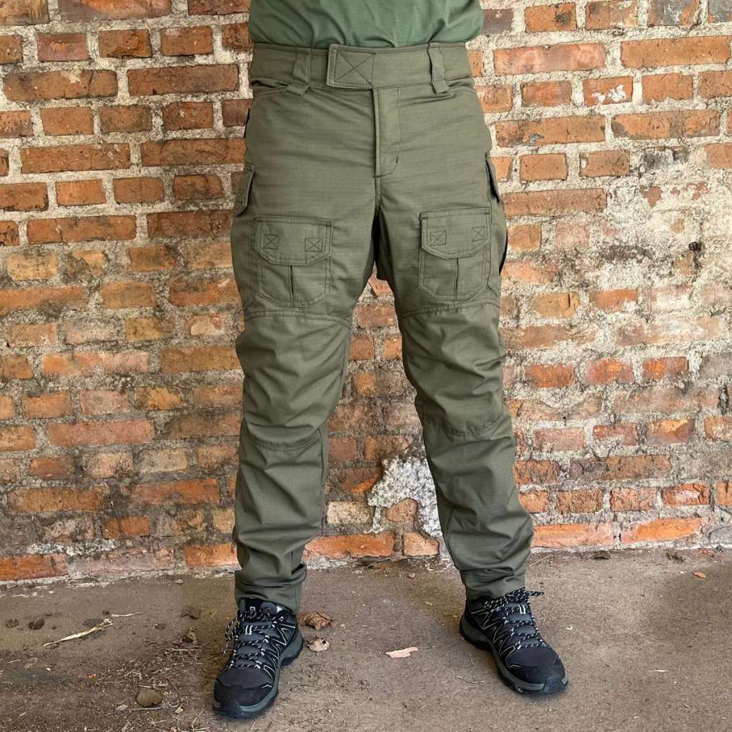 Calça Cargo Reforçada Segurança Privada Vigilante Verde Militar Tática durável uniforme de serviço