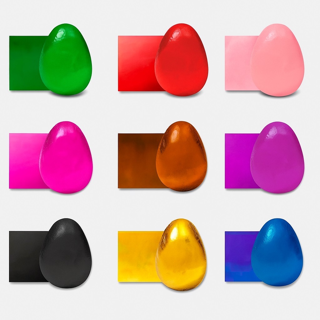 PAPEL CHUMBO 44x59cm COLORIDO 3 ou 15 UNIDADES - Embalagem para Chocolate e Ovos de Páscoa em Oferta na Shopee