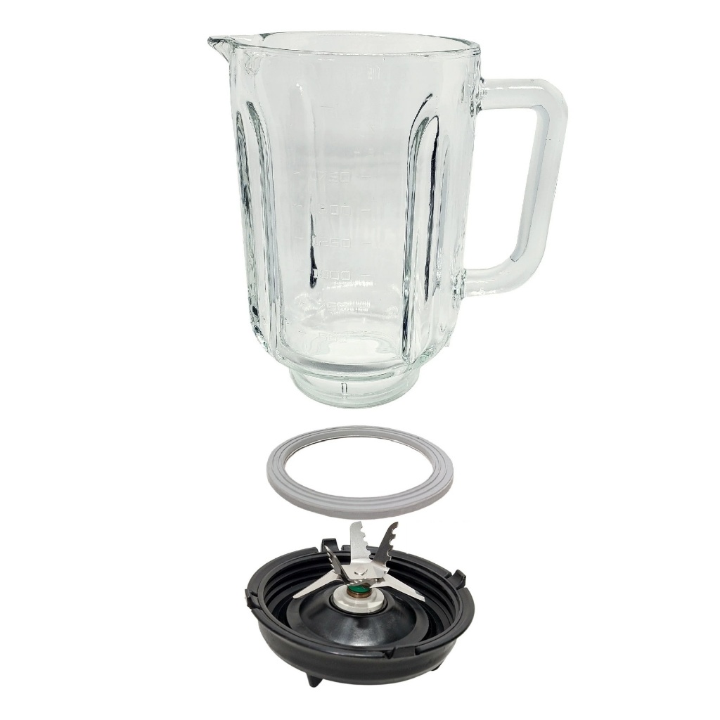 Copo C/ Facas 06 laminas Liquidificador Philco Plq1350 Pmp1600 Glass
