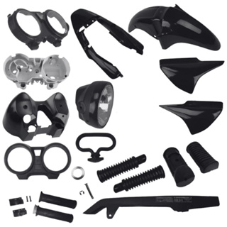 Kit Renovação Total 18 Peças Carenagem CG 150 Titan 2004 2005 2006 2008 Plástico Preto Injetado Cg em Oferta na Shopee