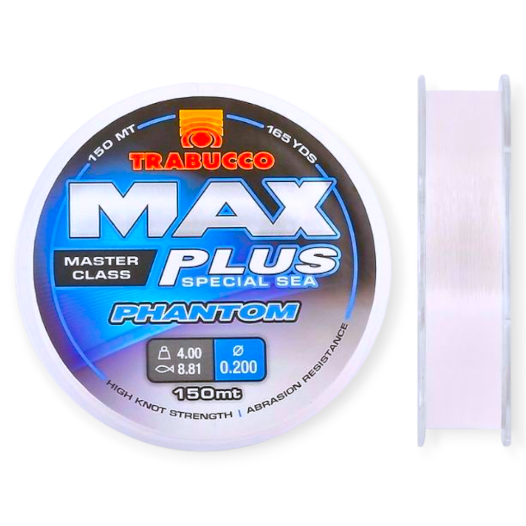LInha Monofilamento Trabucco Max Plus Special Sea Phanton 0,40mm 13,50kg 150m