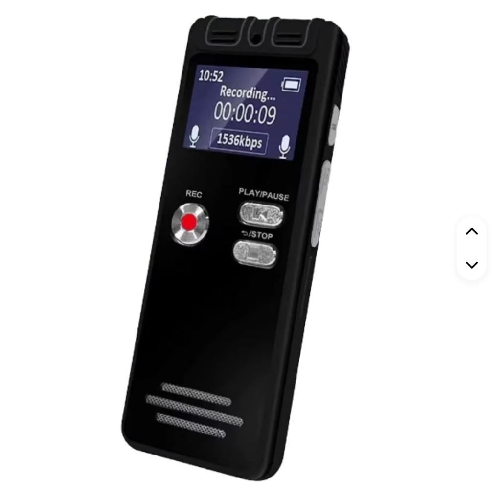 Gravador de Voz Digital para Reuniões, Aulas e Entrevistas com Alta Qualidade Tomate MT-559