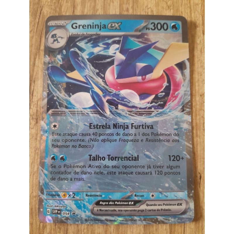 Carta Pokemon Promo Ultra Rara Greninja Ex Original NM