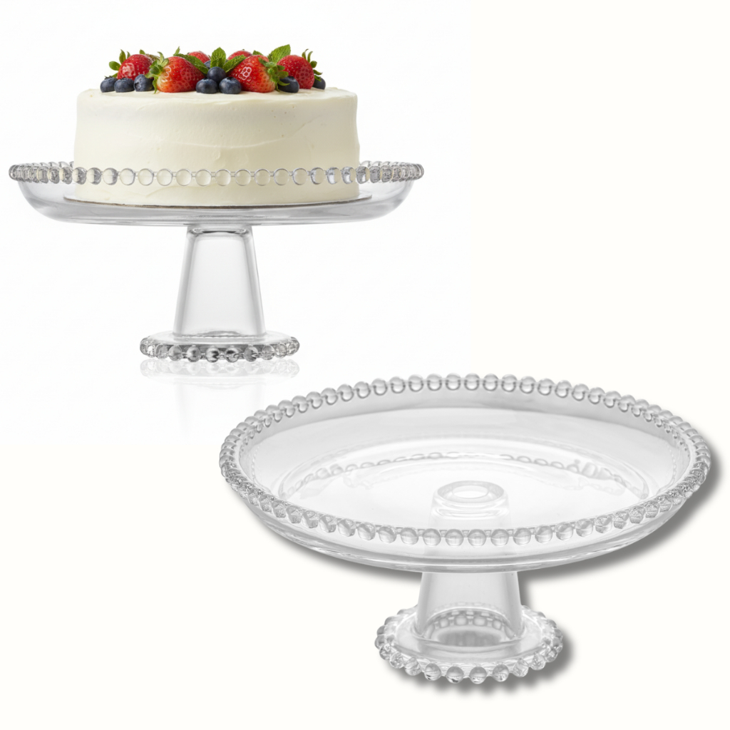 Prato Wolff Pearl de Cristal Incolor 20cm x 9cm