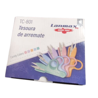 Kit 12 Tesouras Tique Tique Arremate Corta Fio Costura Atacado (Cor Sortida) em Oferta na Shopee