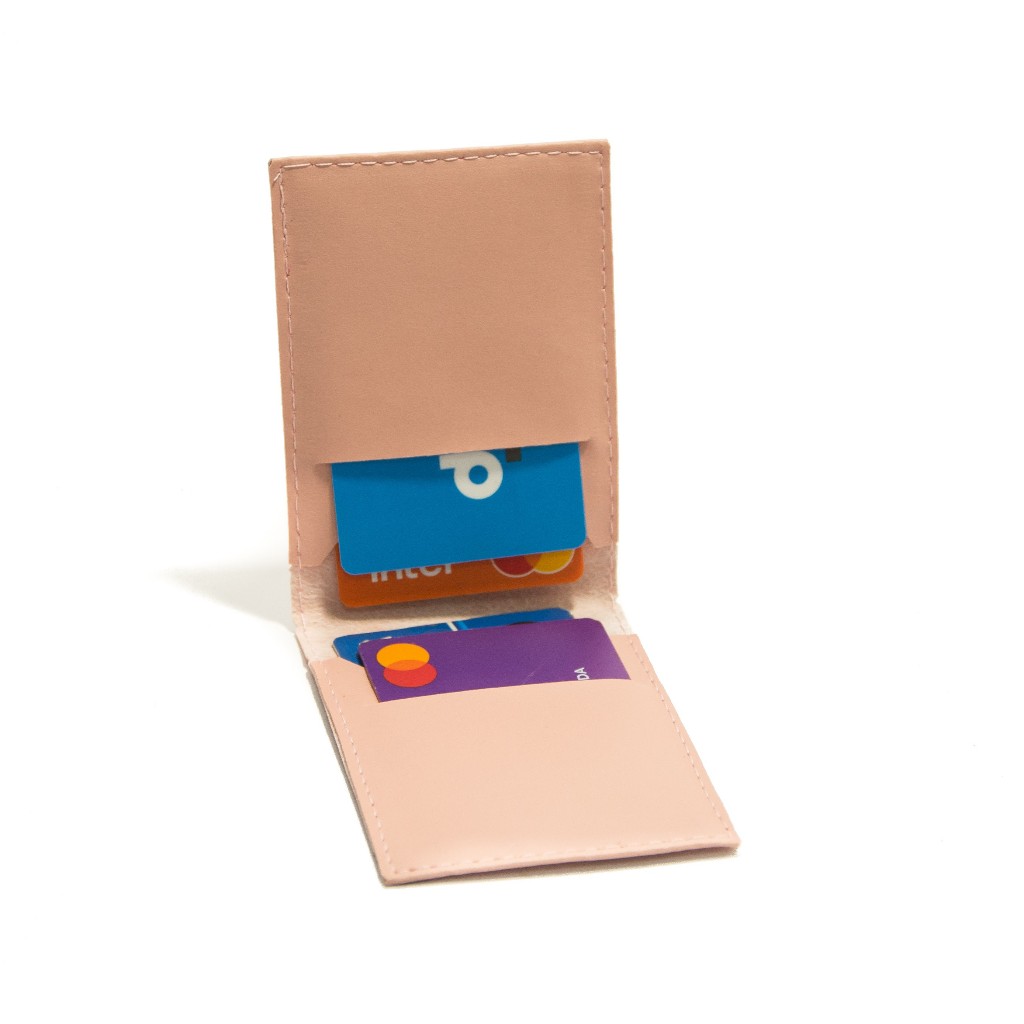 Kits de até 100 Porta cartão feminino masculino slim Atacado Carteira feminina masculina — imagem 2 de 2