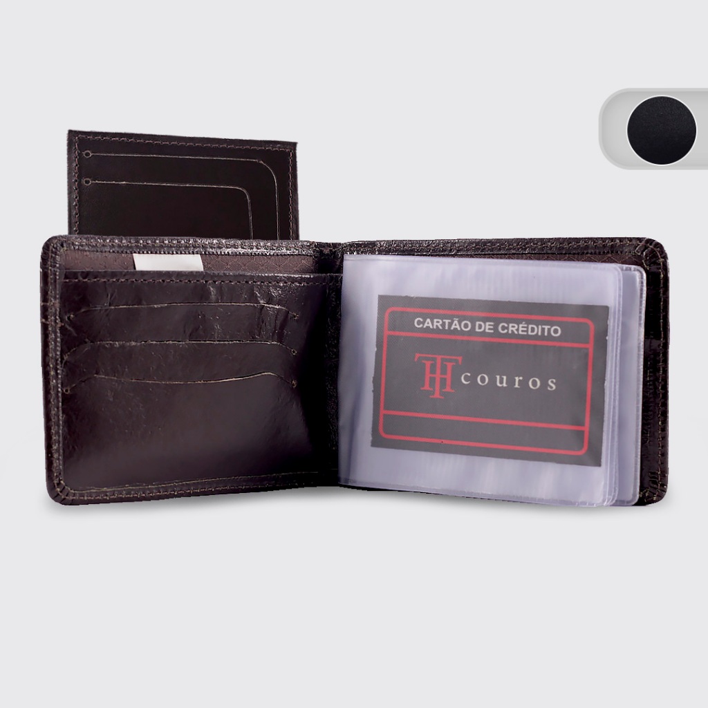 Carteira Tom Hill Couro Legitimo Soft Masculina 003 em Oferta na Shopee