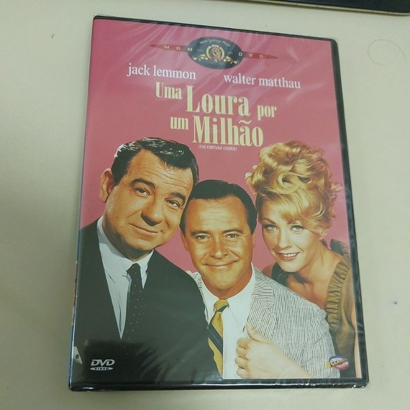 Dvd Uma Loura por Um Milhão de Billy Wilder com Jack Lemmon e Walter Matthau Cinema Cult Clássico Lacrado