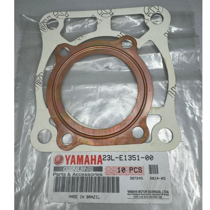 RD125 RD135 RDZ125 RDZ135 Par ( 02) Junta Motor Cabeçote + Cilindro Gaxeta Original Yamaha 0km 2MXE118100 23LE135100 SP