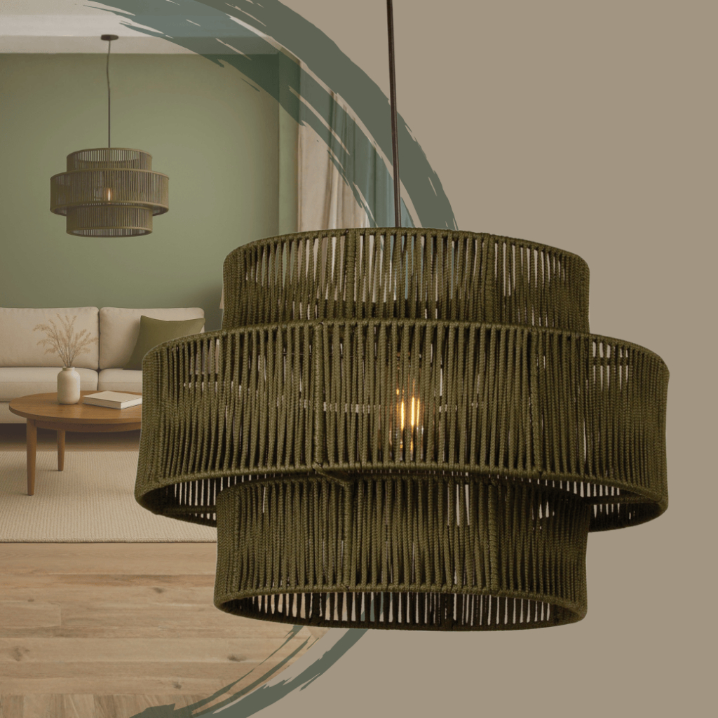 Lustre Redondo Triplo Corda Luxo 35x51 Com Fio Completo em Oferta na Shopee