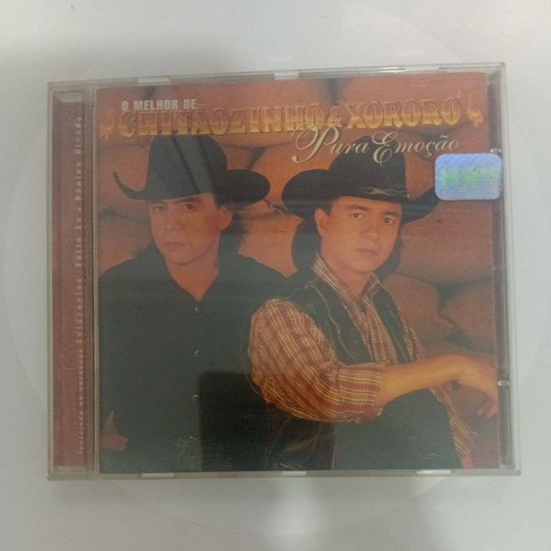 CHITÃOZINHO & XORORÓ PURA EMOÇÃO - CD - MÚSICA  - MÍDIA FÍSICA  - ORIGINAL
