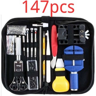 Kit 147 Peças para Conserto e Manutenção de Relógios
