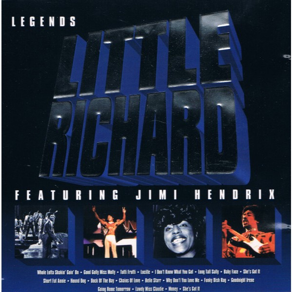 CD - Little Richard Featuring Jimi Hendrix ‎– Legends (1993) (PRODUTO IMPORTADO)