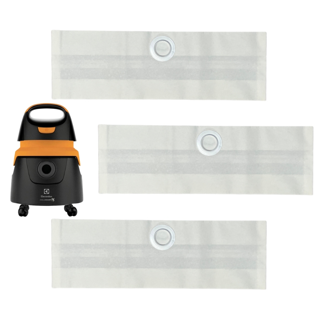 Kit 03 Saco De Aspirador De Pó Electrolux AQP20 Refil Descartável com bocal de encaixe 45 mm