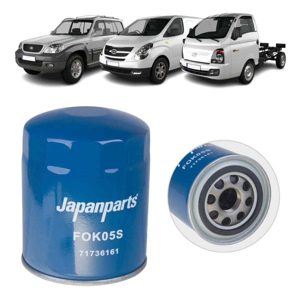 Filtro de Óleo Hyundai HR Terracan H1 Starex 2.5/2.9 Vários / Kia Carnival Bongo K2500/K2700 2.5/2.7/2.9 Vários