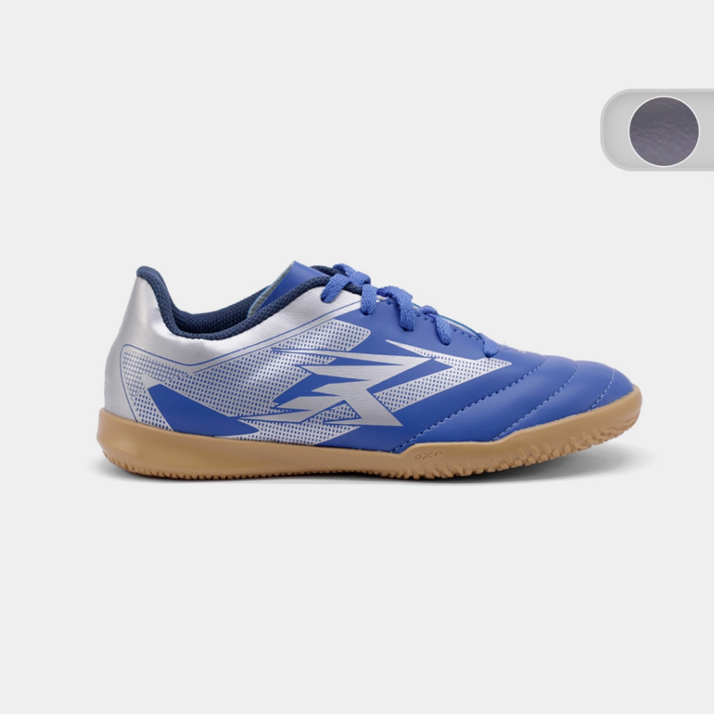 Chuteira Futsal Oxn Alcance Indoor Juvenil Menino 423113 em Oferta na Shopee