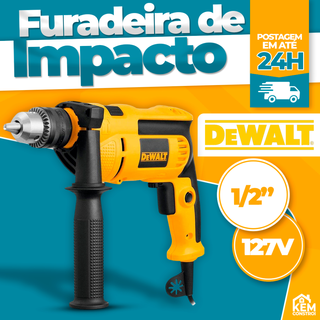Furadeira para Concreto Dewalt - Comprar com Melhor Preço em Ferramentas e Melhorias para a Casa