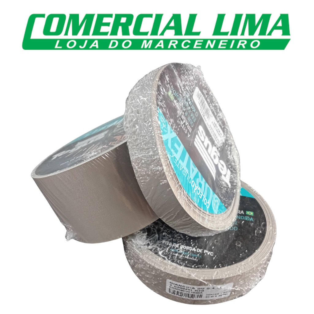 Fita de Borda Grafite Trama 22 35 64 mm ( 20M ) para MDF Acabamento Móveis Planejado Cozinha PVC