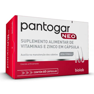 PANTOGAR NEO C/90 CAPSULAS, CABELOS E UNHA em Oferta na Shopee