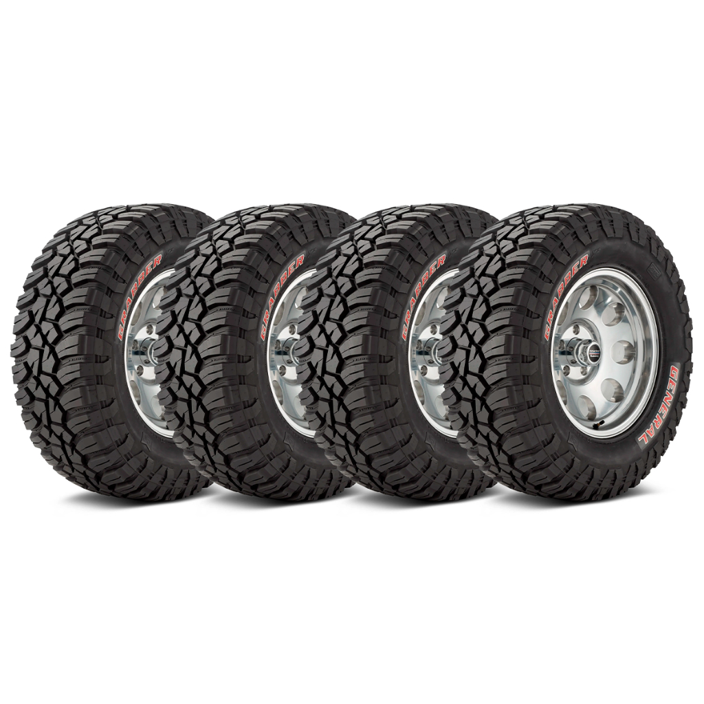 Kit 4 Pneus 33X12.50R17 General Tire Grabber X3 114Q