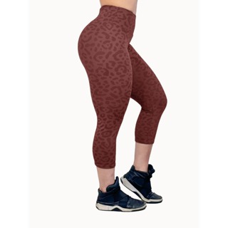 Calça Corsário Jacquard Fitness Original Tecido Grosso em Oferta na Shopee
