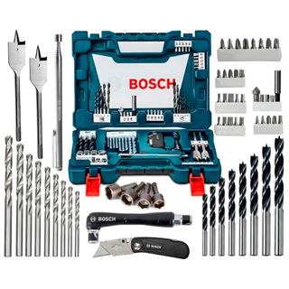 Jogo Kit Pontas Brocas 68 Peças Bosch Metal Com Maleta Completa em Oferta na Shopee