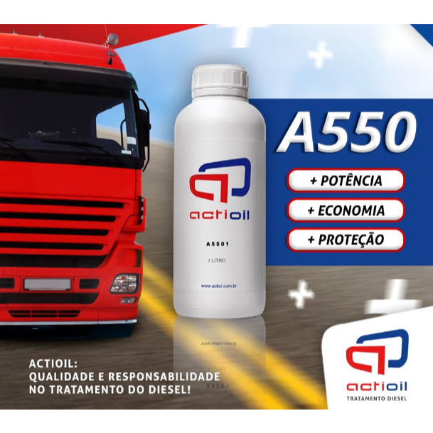 Tratamento Multifuncional definitivo para Motores Diesel Actioil A550 500 ml em Oferta na Shopee