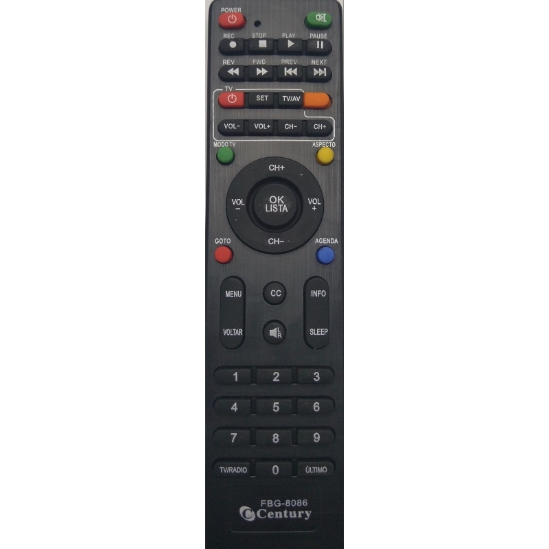 Controle Rec Parabólica Century FBG-8086