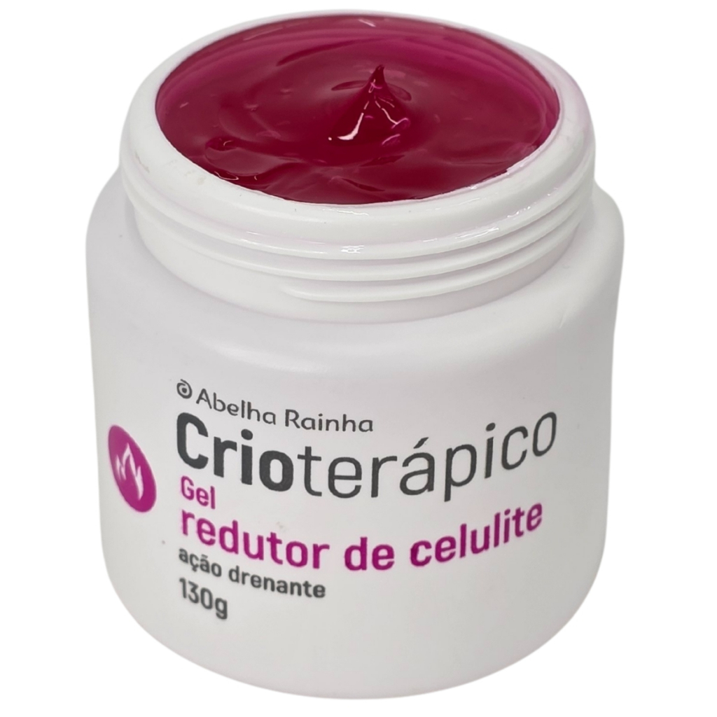 Gel Redutor de Celulite Ação Drenante Crioterápico Abelha Rainha 130g