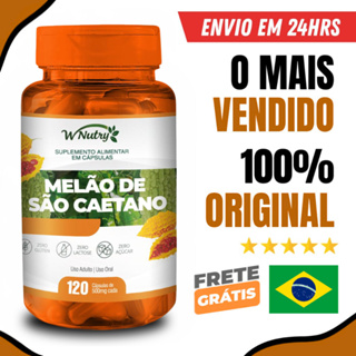 Melão de São Caetano + Insulina Vegetal 120 Cápsulas 500mg - 1, 2 e 3 potes em Oferta na Shopee