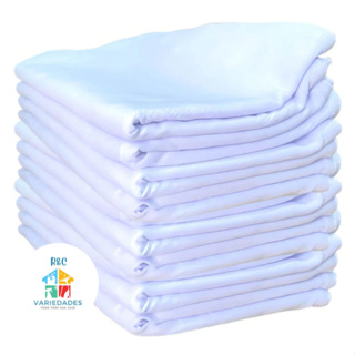 Pano De Prato Branco O Legitimo Kit Com 10 Peças Pano de Prato Grosso Pé de Galinha em Oferta na Shopee
