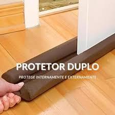 Protetor de Porta Duplo Rodinho Contra Insetos Vento Poeira tipo Cobrinha 80cm