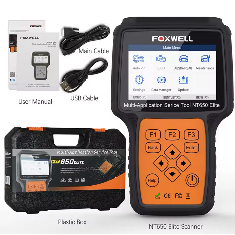 Scanner automotivo Foxwell NT650 elite diagnóstico automotivo em Oferta na Shopee