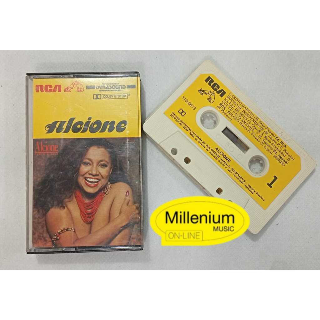 K7 Fita Cassete Alcione  Fruto e  Raiz 1986 Original Gravadora Colecionador Ótimo Estado