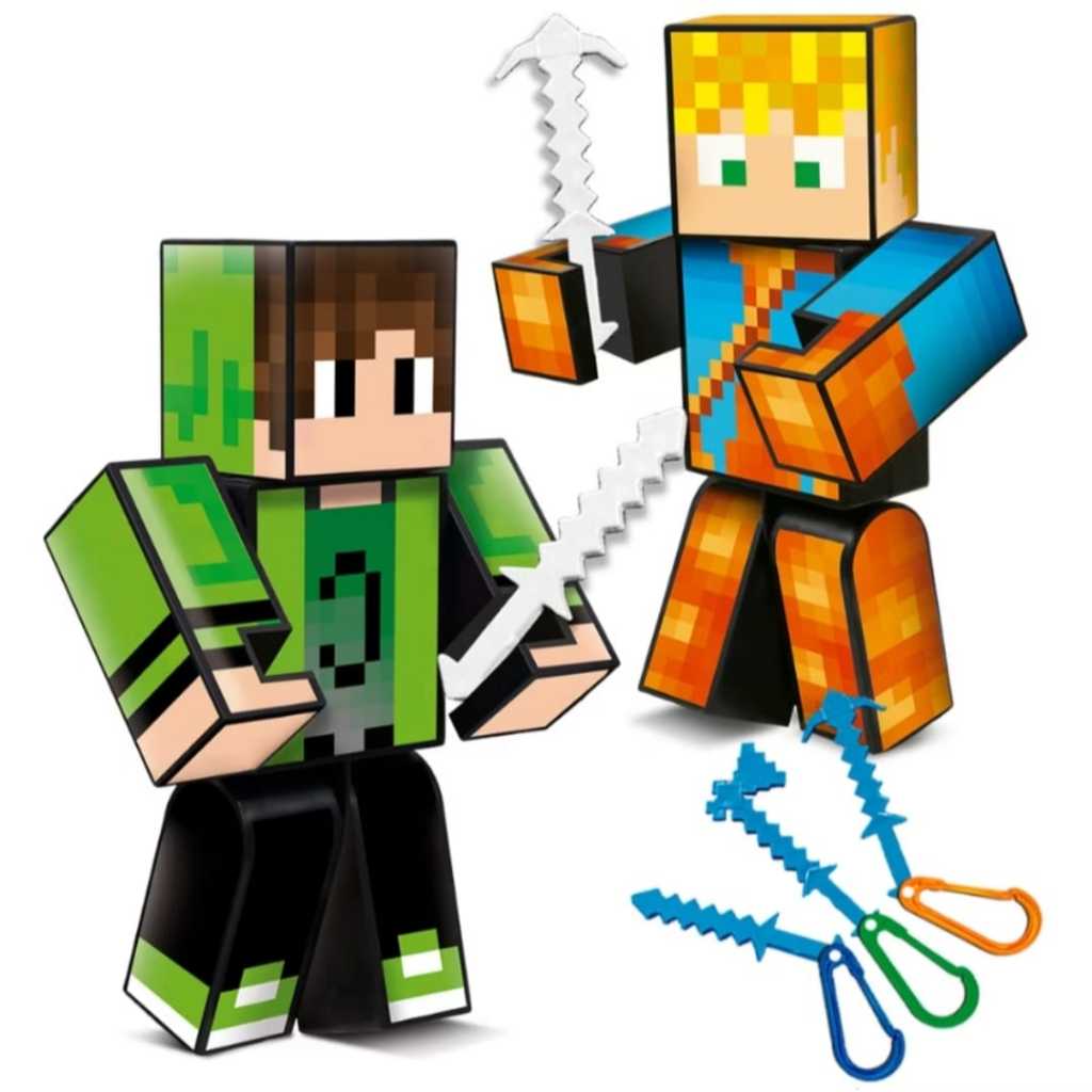 Kit Bonecos CADRES + LOPERS 25cm Com Acessórios - Algazarra em Oferta na Shopee