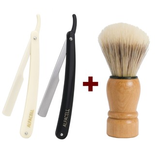 kit Navalhete Pincel Para Barbear Navalha Barbearia Profissional em Oferta na Shopee