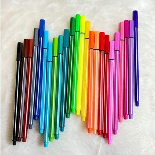 Kit 12 /24/36/48/60 Canetas Coloridas Fine Line Ponta Fina 0.4 mm Fineline em Oferta na Shopee
