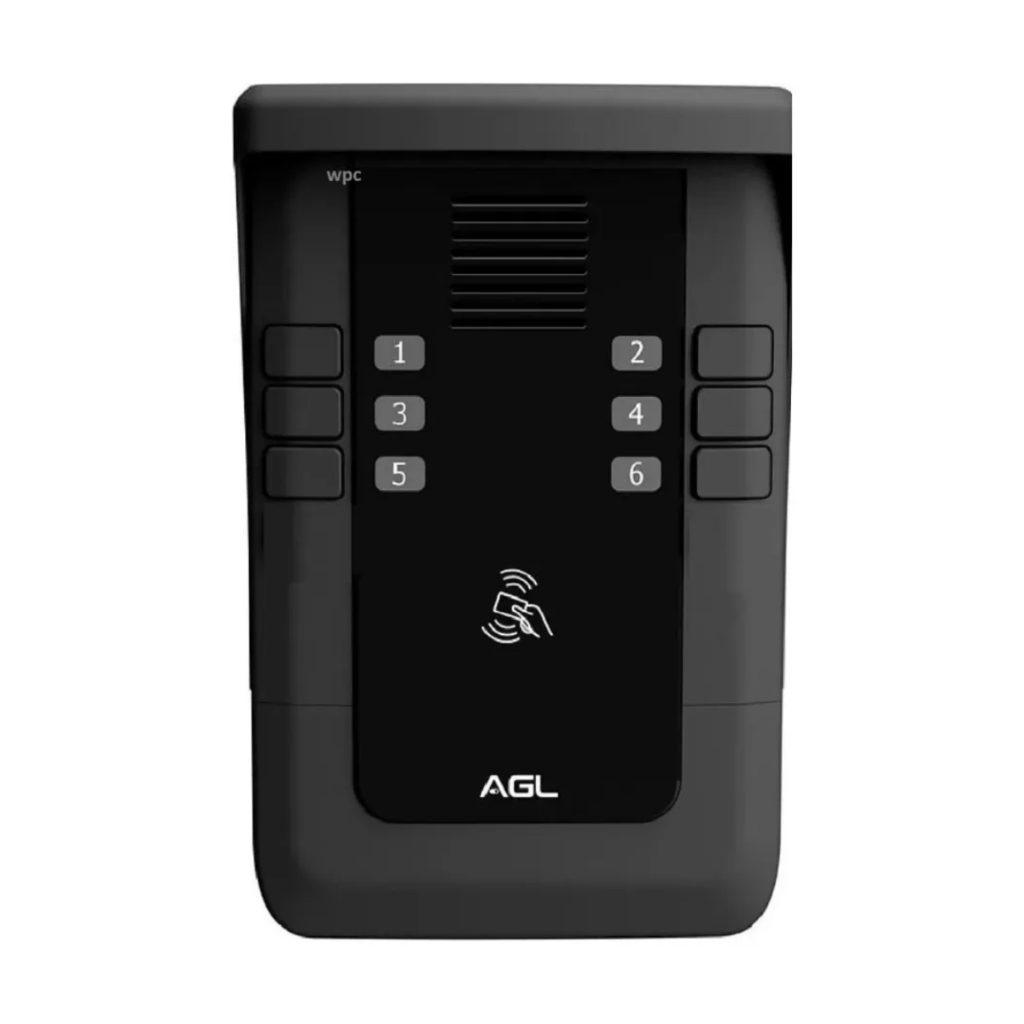 PORTEIRO COLETIVO AGL S500 FREQUENCIA DE 13,56 MHZ DE 6 PONTOS COR PRETO