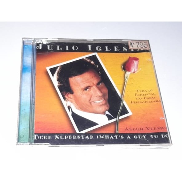 Cd - Julio Iglesias - Cd Single Super Raro - Doce Superstar - Tema Do Comercial das Casas Pernanbucanas