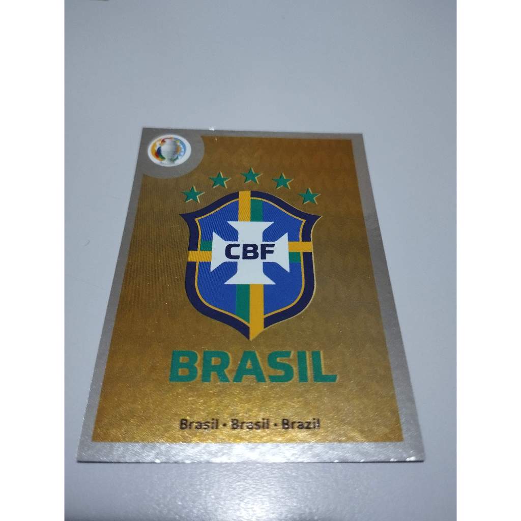 PANINI FIGURINHA ESCUDO DA SELEÇÃO BRASILEIRA COPA AMÉRICA PREVIEW 2021 (Nº 241) FIGURINHAS