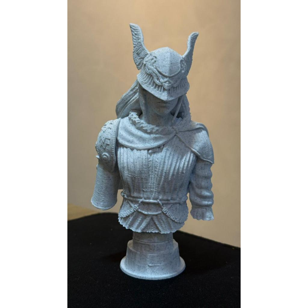 Malenia Elden Ring Busto Colecionável Estátua Decorativa Para Gamer e Geek Colecionável Marmorizado