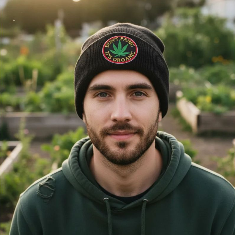 Touca Dou´t Panic it´ s Organico Inverno Gorro Reggae