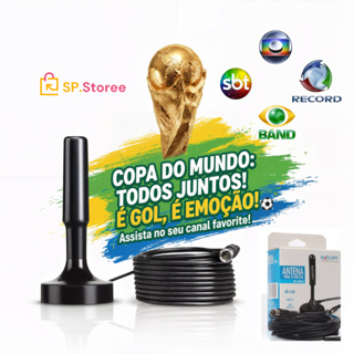 Antena Digital Alta sensibilidade - Tv Interna / Externa HDTV / UHF -- Unidade em Oferta na Shopee