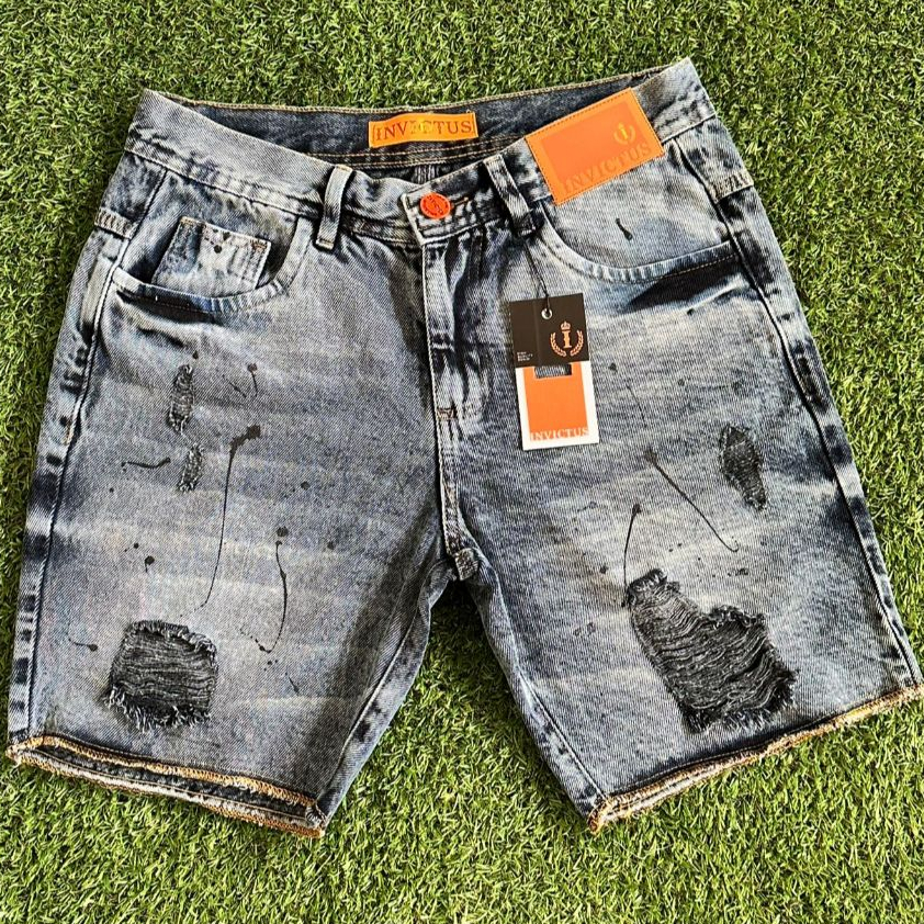 Bermuda Jeans Masculina Estilo Jogador Curta 100% Algodao e 100% Original em Oferta na Shopee