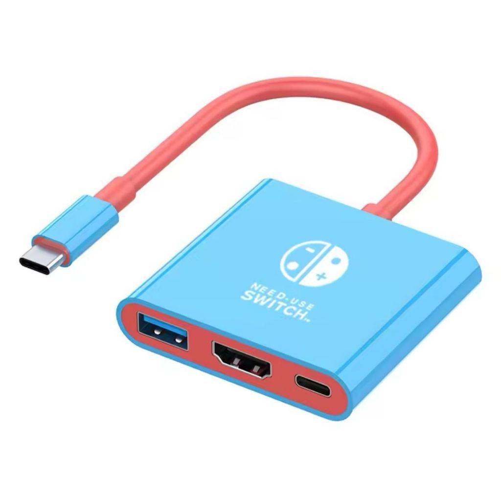 Hub USB C Adaptador para Nintendo Switch Dock Station portátil HDMI 4K