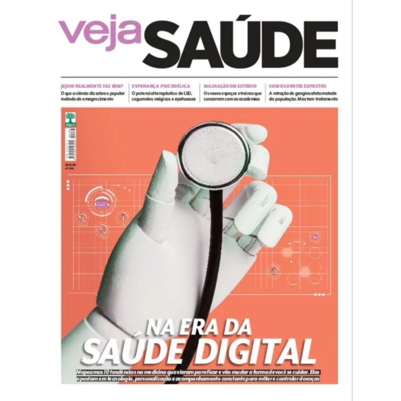 Revista Veja Saúde n° 486 - Dezembro 2022 - Editora Abril - Na Era da Saúde Digital