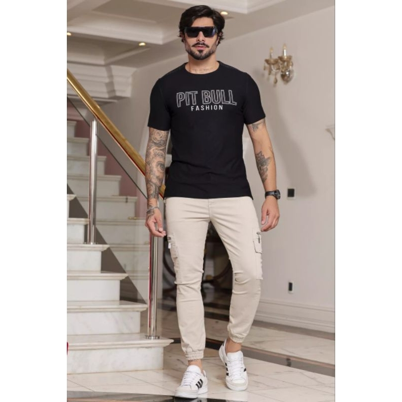 Calça Jogger Masculina Pit Bull Jeans Ref 87899