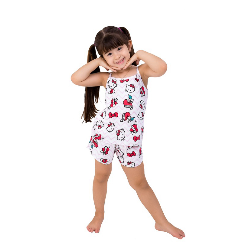 pijama infantil baby doll menina confortável para dormir várias estampas roupa de dormir