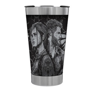 Copo Térmico Preto The Last Of Us 473ML Gravação a Laser 360 Personalizado Com Tampa em Oferta na Shopee