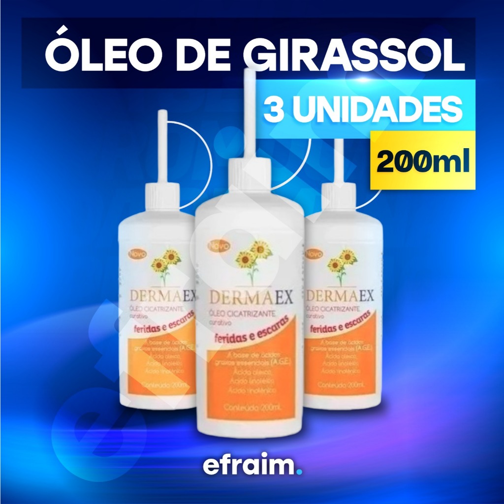 Óleo De Girassol Dermaex 200ml